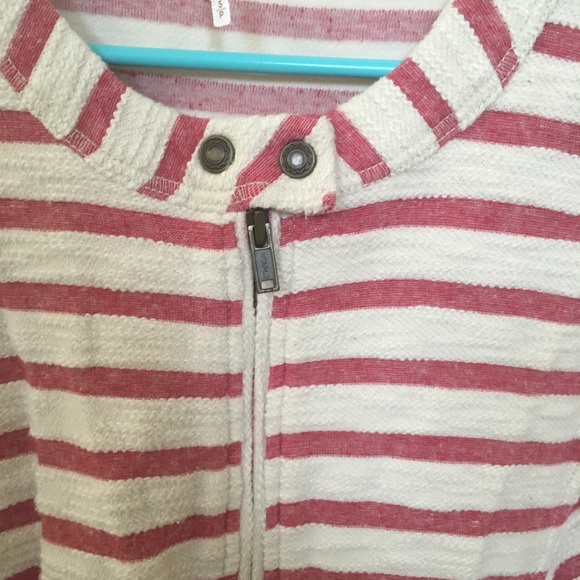 Free people striped peplum cardigan - Picture 3 of 10